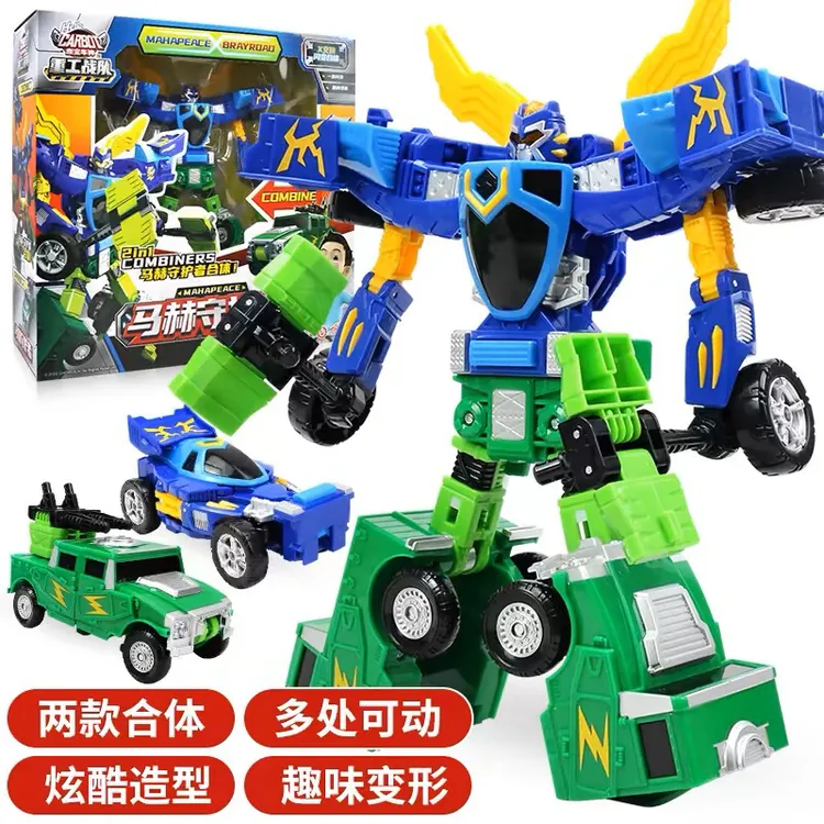 【我爱玩玩具】咖宝车神玩具马赫守护者合体变形机甲器人汽车玩具