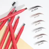 化妆师专用硬芯眉笔女士拉线根根分明眉极细持久野生眉眉笔