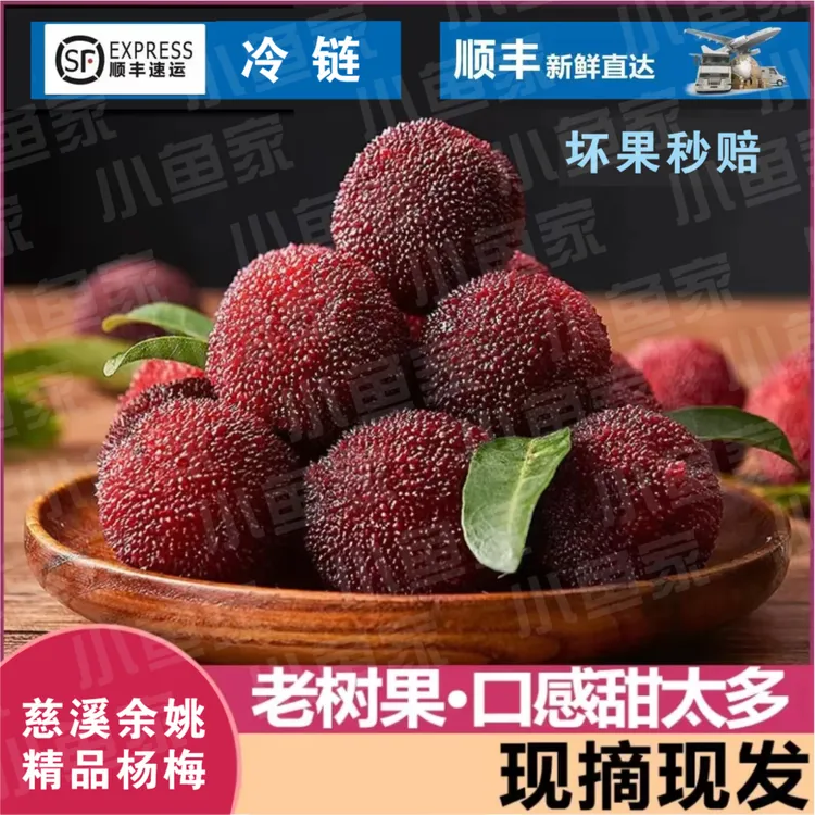 顺丰精选【头茬杨梅】推荐款余姚慈溪自家杨梅5板约4斤新鲜当天采摘