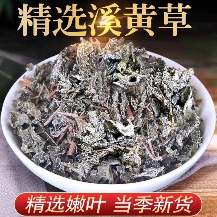 优选野生溪黄茶藤茶优质养生甘甜溪黄芩草茶500克枸杞泡茶搭黄芪