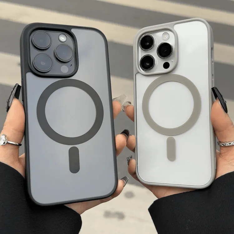 奥菲顿肤感磁吸透明iPhone15/14promax手机壳苹果13男女12/11防摔