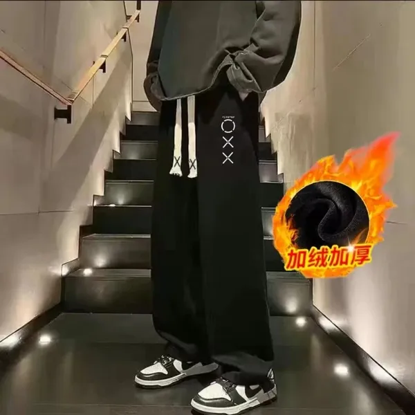 秋冬显高显瘦直筒裤男宽松休闲运动长裤百搭学生裤