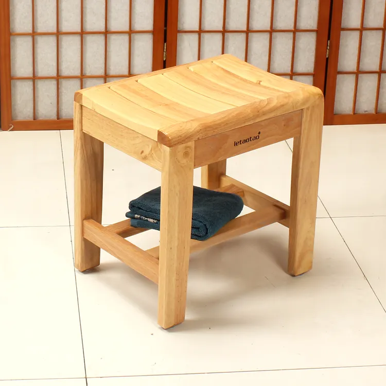 实木凳子橡木浴室凳子老人孕妇洗澡凳防滑实木质凳家用成人中式凳