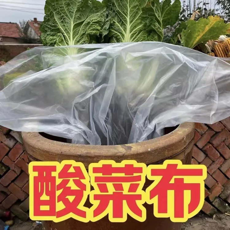 加厚咸菜腌酸菜泡菜专用塑料袋防潮袋透明袋装被子收纳防尘酸菜布