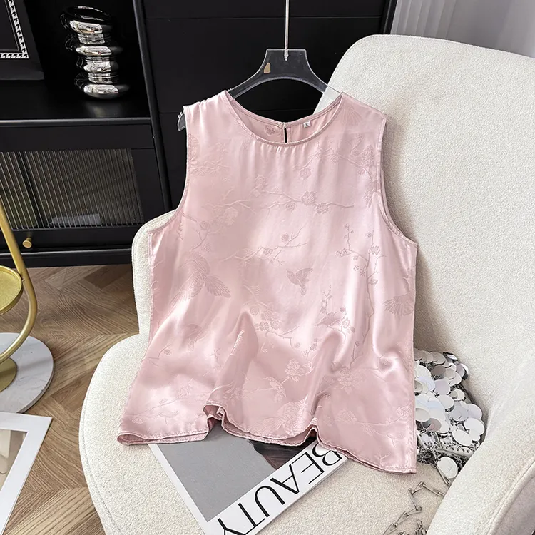 重磅提花吊带女装内搭夏季新款国风可外穿高级无袖背心打底衫上衣