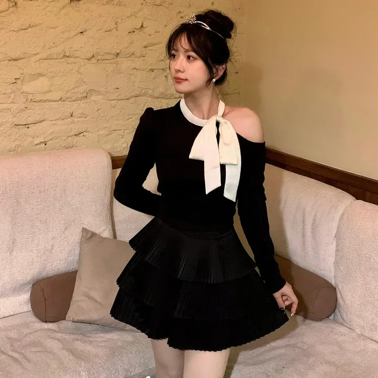 早秋网红洋气炸街入秋女装高级感衣服时髦洋气裙子套装气质两件套