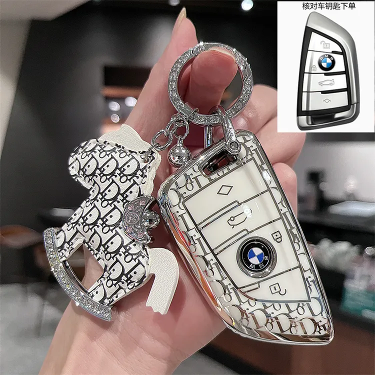 适用于宝马钥匙套5系530包3系1系7系x1x2x3x4x5x6刀锋320li钥匙扣