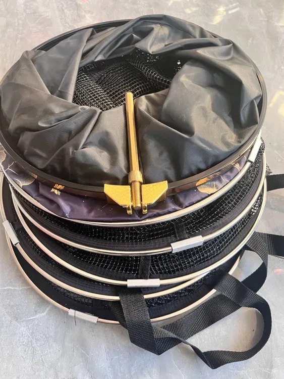 新款竞技黑金鱼护加强护圈加厚涂胶网布耐用耐磨速干不伤鱼黑坑