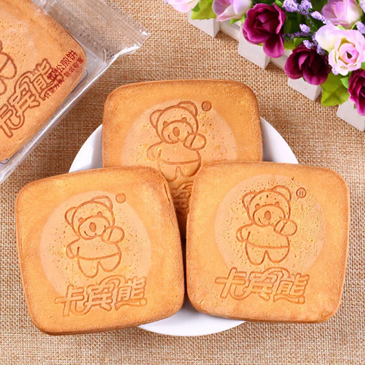 卡宾熊小熊饼干散装一箱蜜松煎饼解馋小零食酥脆网红零食营养饼干