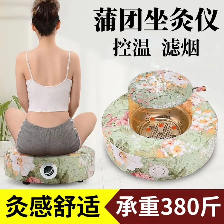 艾灸蒲团坐垫艾灸盒臀部坐灸仪艾灸坐垫多功能熏蒸家用加大调温款