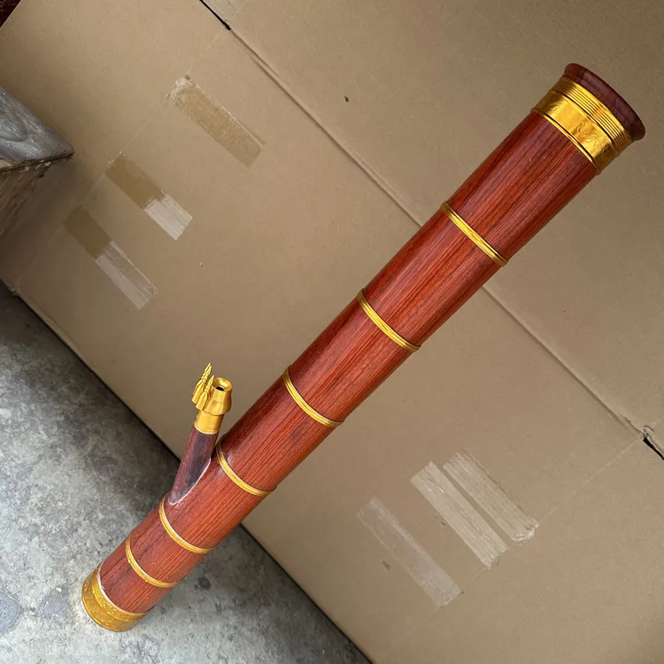 【花梨木】云南高档实木烟筒精品70cm口径7.5cm