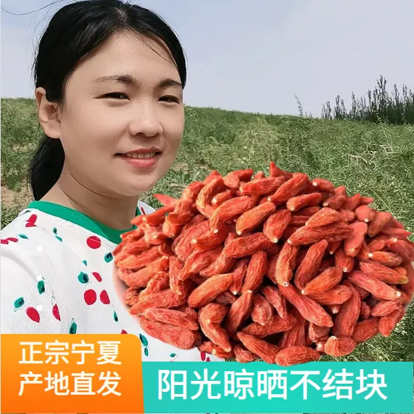 正宗宁夏红枸杞子干中果 泡中宁苟构杞茶500g夏天不结块