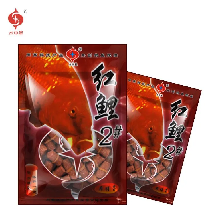 水中星皮筋颗粒红鲤2号3号养殖182 183皮筋颗粒红鲫蒜腥香颗粒饵