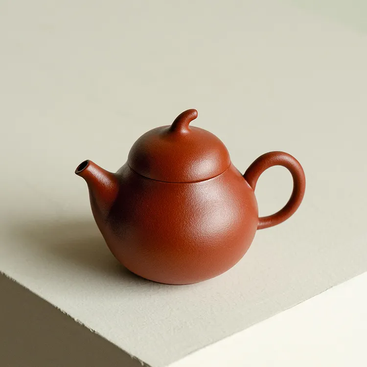 宜兴原矿朱泥梨形紫砂壶套装半手工茶壶茶具手拉壶泡茶西施单壶