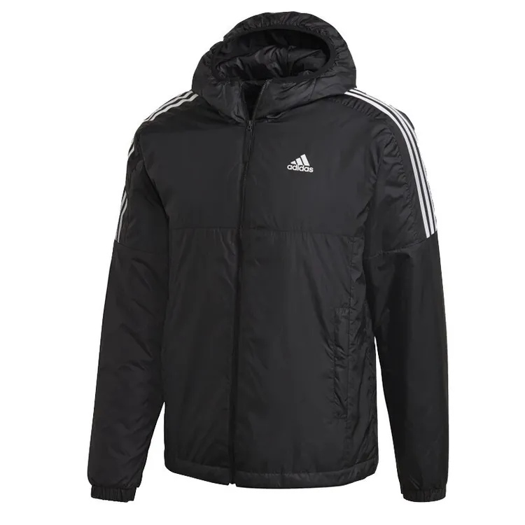 阿迪达斯 （adidas） 男装冬季运动服外套防风保暖连帽棉服GH4601