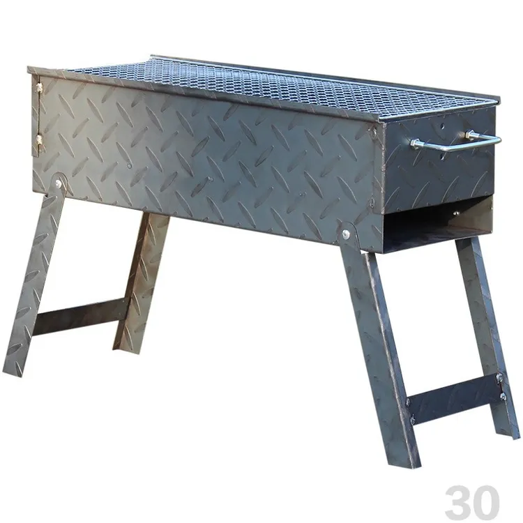 加厚烧烤炉家用烧烤架户外木炭烤羊肉串便携烧炭炉大小号野外工具