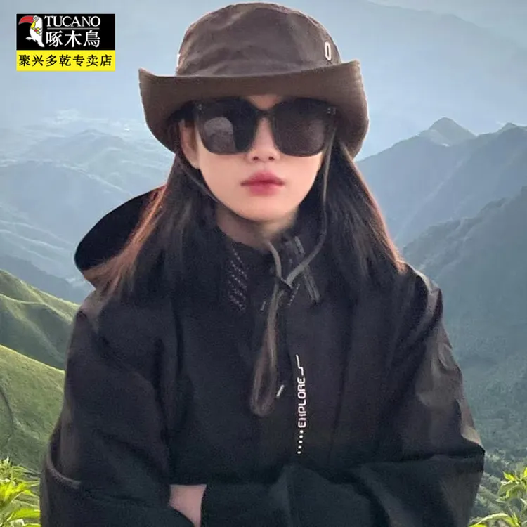啄木鸟冲锋衣男士秋冬季情侣外套三合一可拆卸登山服女加厚保暖潮