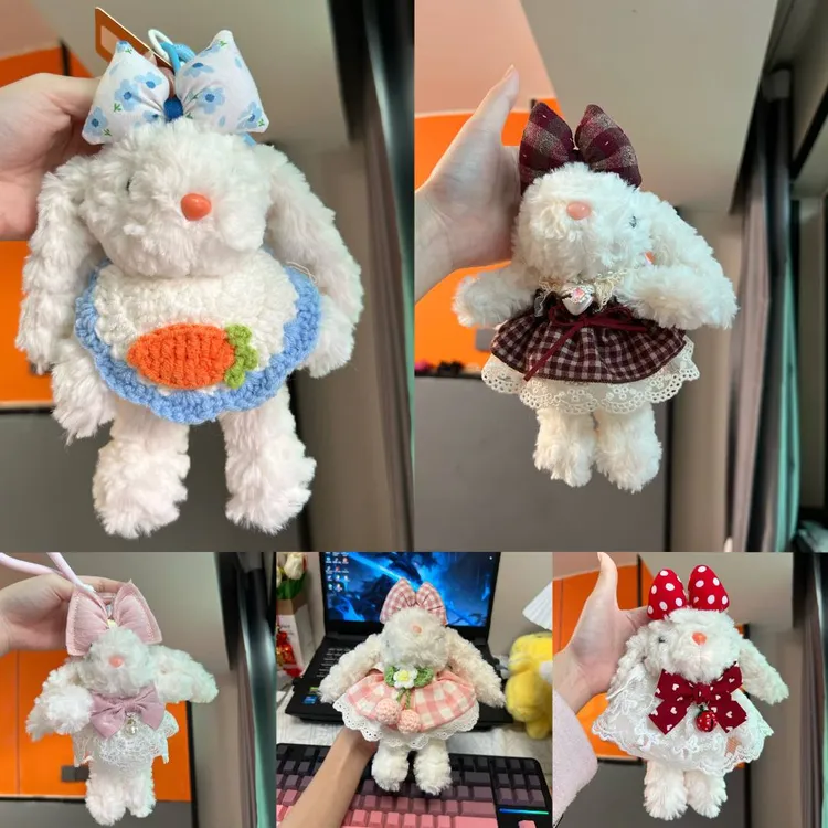 （精品）可爱小熊配饰配件包包挂饰车载玩偶可爱毛绒玩具