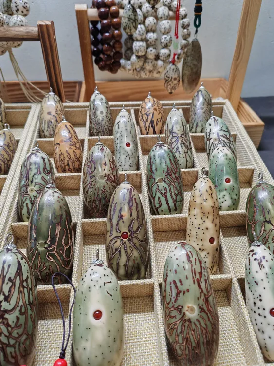 千眼菩提子手把件直播间专拍