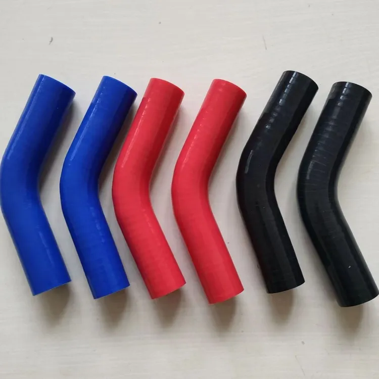 汽车硅胶管135度弯管进气管改装耐高温高压45度涡轮增压器中冷器