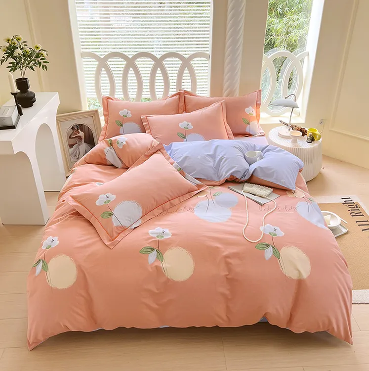 WTS-2024新款高货13376加厚印花全棉四件套亲肤柔软舒适健康床品