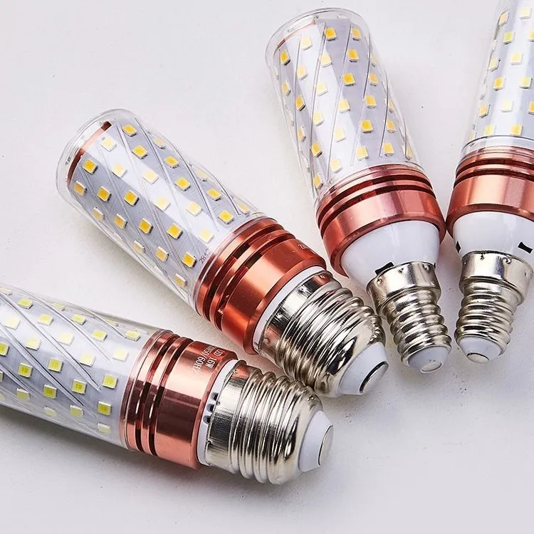 LED玉米灯泡E14小螺口E27大螺口玉米灯家用照明水晶吊灯高亮节能