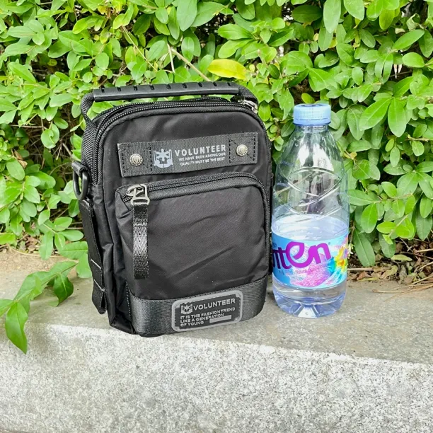 volunteer新款手机包牛津布单肩斜挎包休闲手拎包帆布腰包腰带包