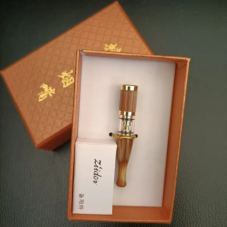 高档牛角粗中细三用焦油过滤器 纹烟嘴循环可清洗过滤器净烟器