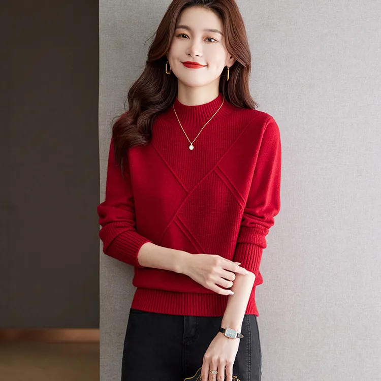 针织衫女秋冬2023新款时尚内搭打底衫今年流行的小衫5169