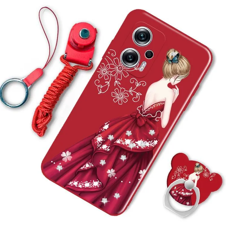 小米RedmiNote11TPro手机壳女新款22041216C防摔全包边软硅胶男潮