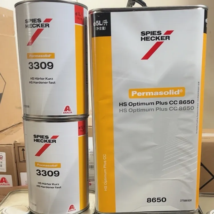 势必快8650清漆5L配2L高浓度硬度好，流平好光泽度镜面效果