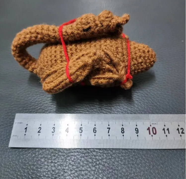 成品潮汕荣昌卤鹅狮头鹅工艺品编织创意汽车摆件挂钥匙扣送礼佳品