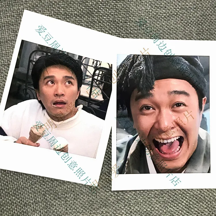 周星驰精选周边经典照片单人lomo照片高颜值同款创意明信片写真集