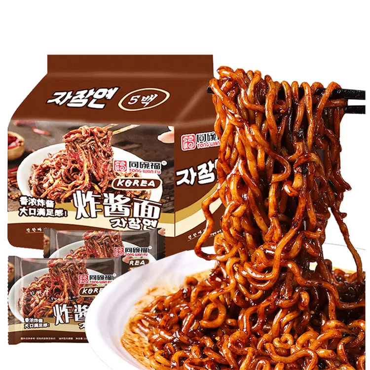 同碗福炸酱面韩式116g袋装奶油芝士方便面火鸡面速食拌面夜宵充饥