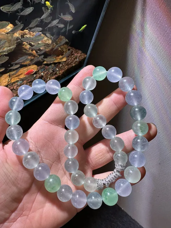 天然翡翠珠链多宝马卡龙系列