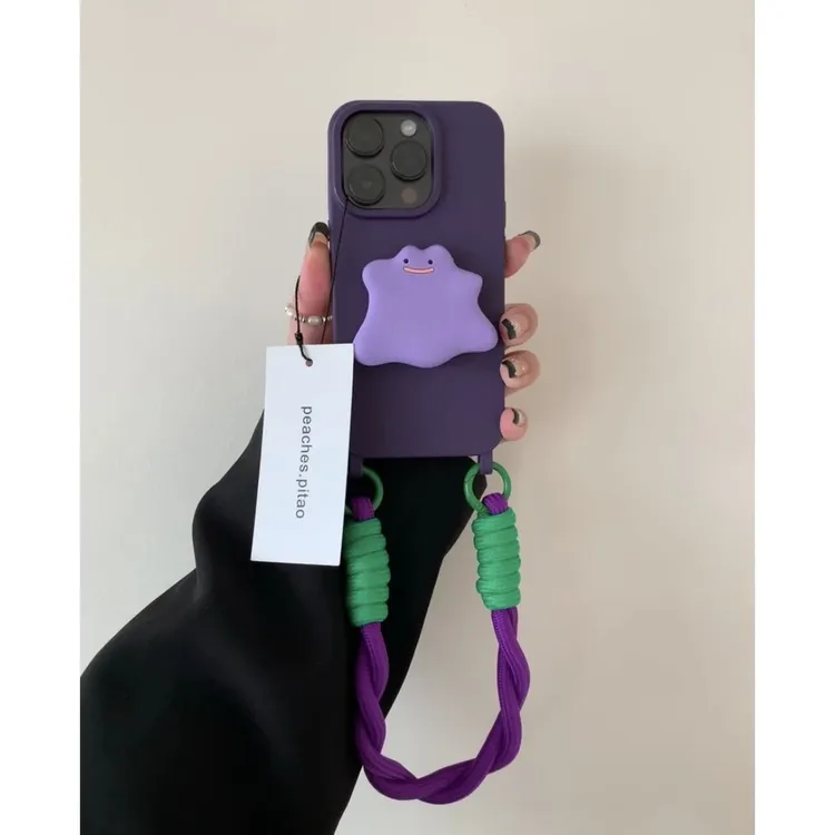 奥菲顿暗紫怪兽支架适用iPhone15/14promax磨砂手机壳11苹果13/12