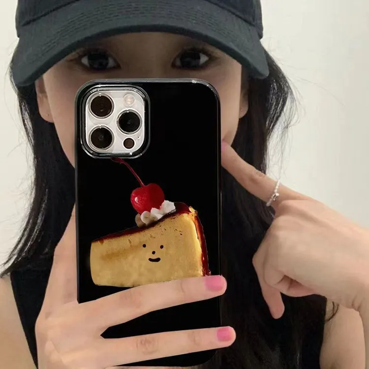 奥菲顿巴斯克蛋糕适用iPhone15/14promax手机壳11苹果13/12软套xr