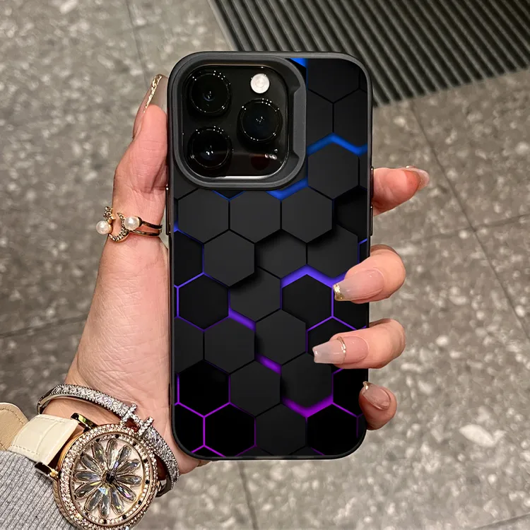 SMBLCE赛博朋克蜂巢方块iPhone15/14promax手机壳11苹果13/12套xr