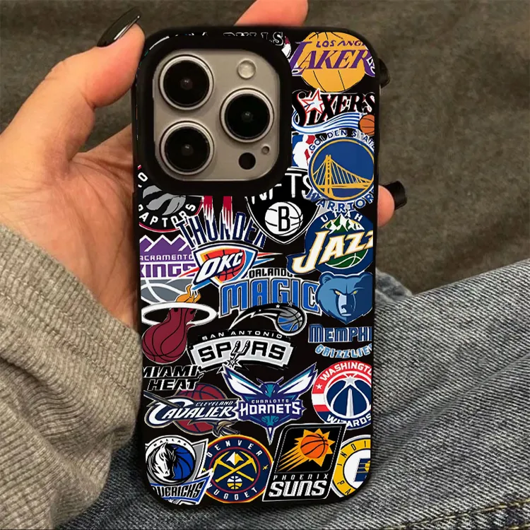 奥菲顿NBA队标适用iPhone16/15果冻苹果手机壳华为vivo小米oppo套