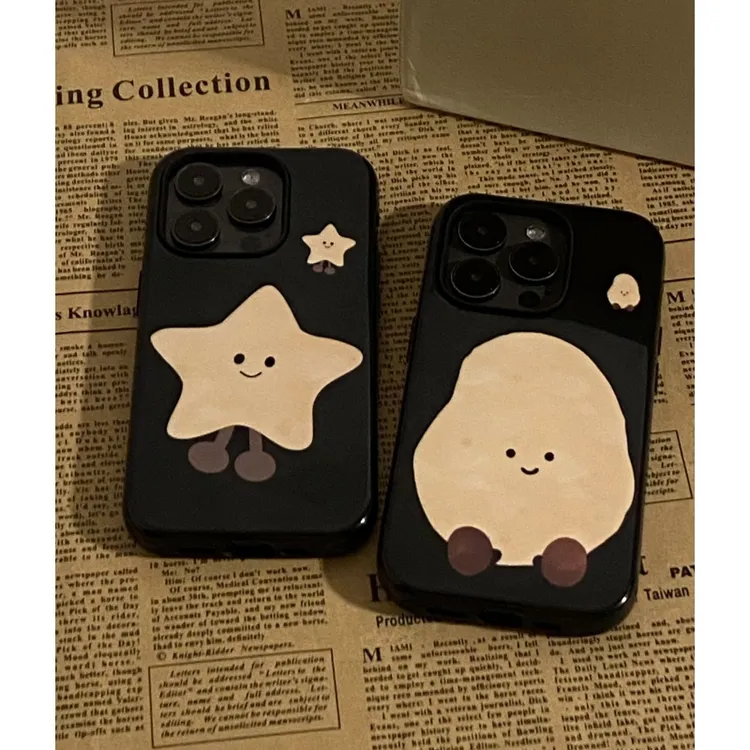 奥菲顿卡通星星土豆适用iPhone16果冻15手机壳华为vivo小米oppo套