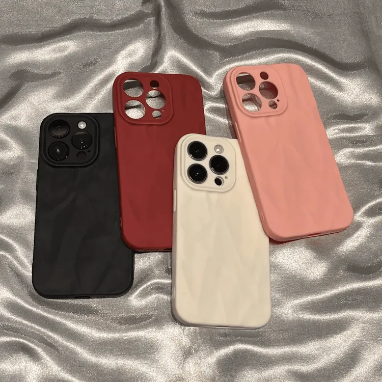 奥菲顿高级肤感褶皱适用iPhone17/16苹果15pro手机壳14/13/12/11