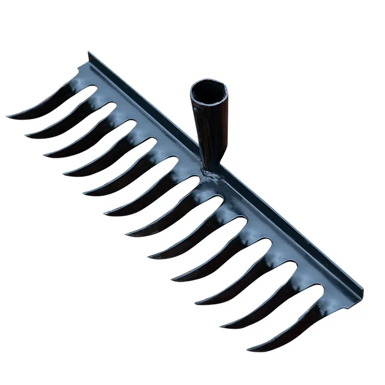 农用耙子老式螺旋扭花齿钉耙锰钢铁耙十齿园艺钉耙松土翻地  农具