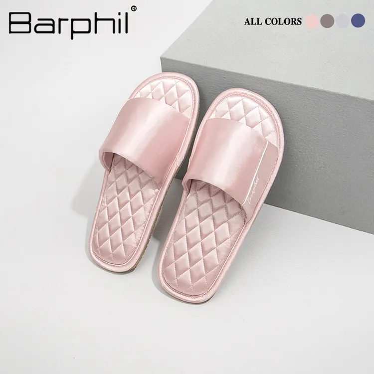 Barphil居家拖鞋女室内家居2025夏季新款纯色防滑静音凉拖鞋软底