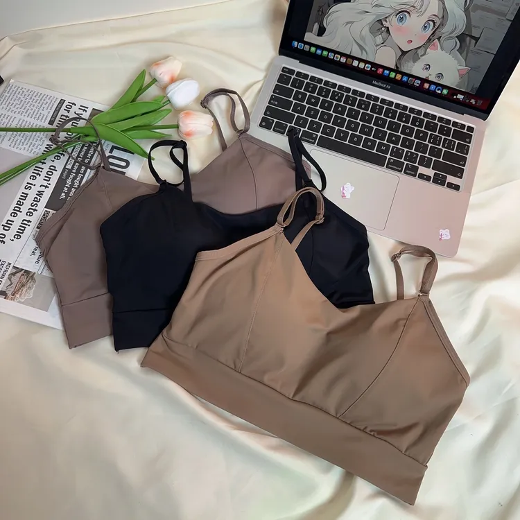 【蕾梦曼依】2024#款春夏新款无痕无钢圈小胸舒适防走光性感美背