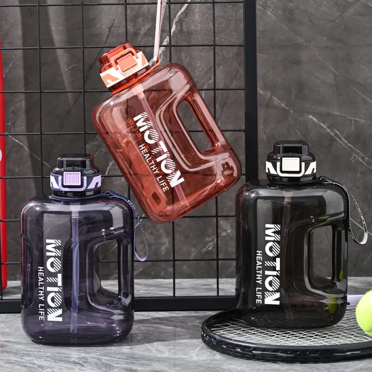 新疆包邮2740ml水杯吨吨桶水壶便携健身户外成人运动水杯子