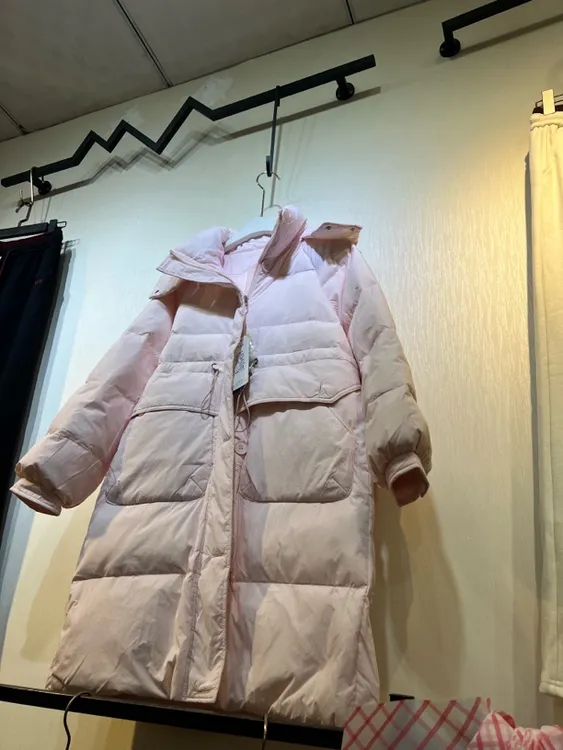 冬季长款羽绒服外套女