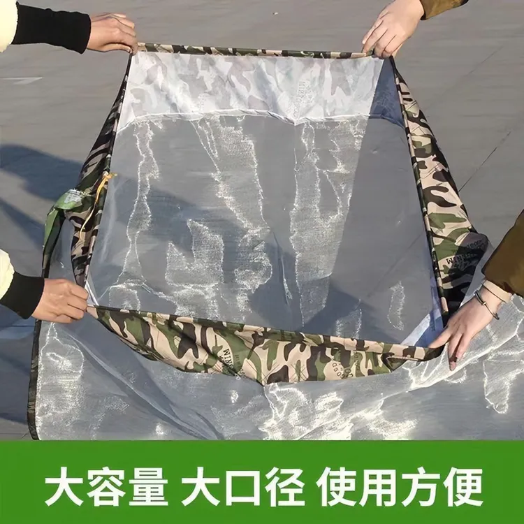 加大加厚马蜂收蜂袋全套不锈钢收蜂招蜂笼野外捉胡蜂用便携收蜂网