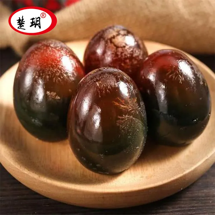 楚玥流心松花蛋20枚1400g整箱发农家鲜鸭蛋无铅工艺恒温腌制营养