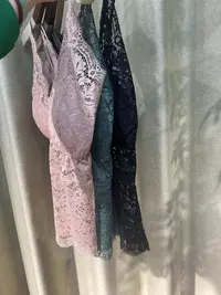 睡眠美背无钢圈显瘦懒人美背法式蕾丝吊带背心32101