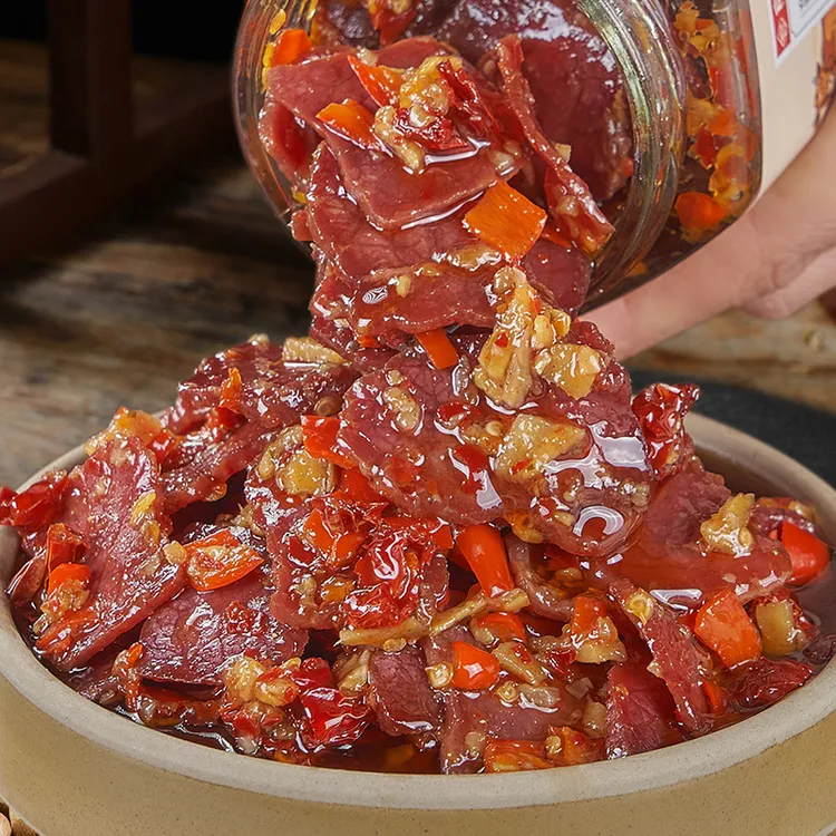 食当头江西特产太阳风干黄牛肉香辣牛肉巴牛肉干下饭菜手工丰富